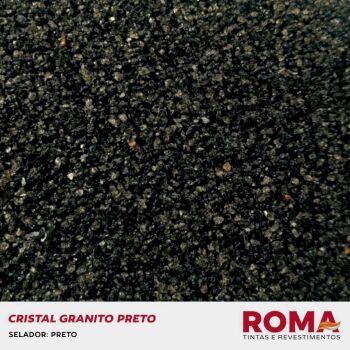 Imagem de REVESTIMENTO CRISTAL GRANITO PRETO 23 KG - ROMA